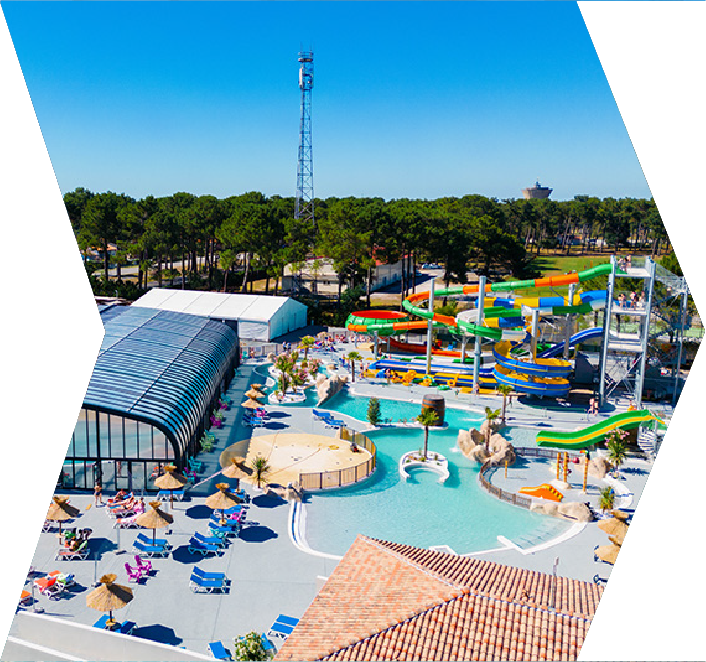 2022 - Camping Médoc Plage 4* Création du Parc Aquatique extérieur