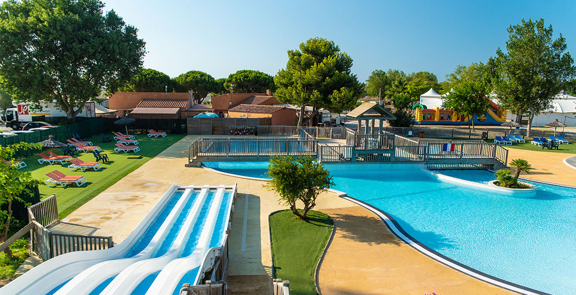 Parc Aquatique du Camping Campéole La Côte des Roses 4*