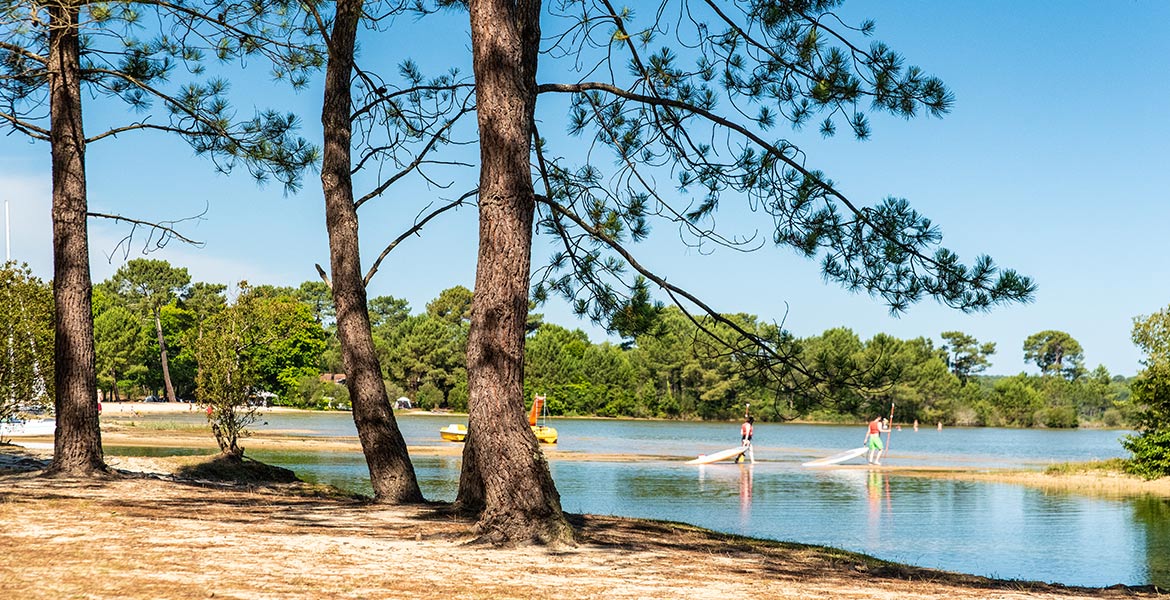 Lac du Camping Campéole Navarrosse Plage